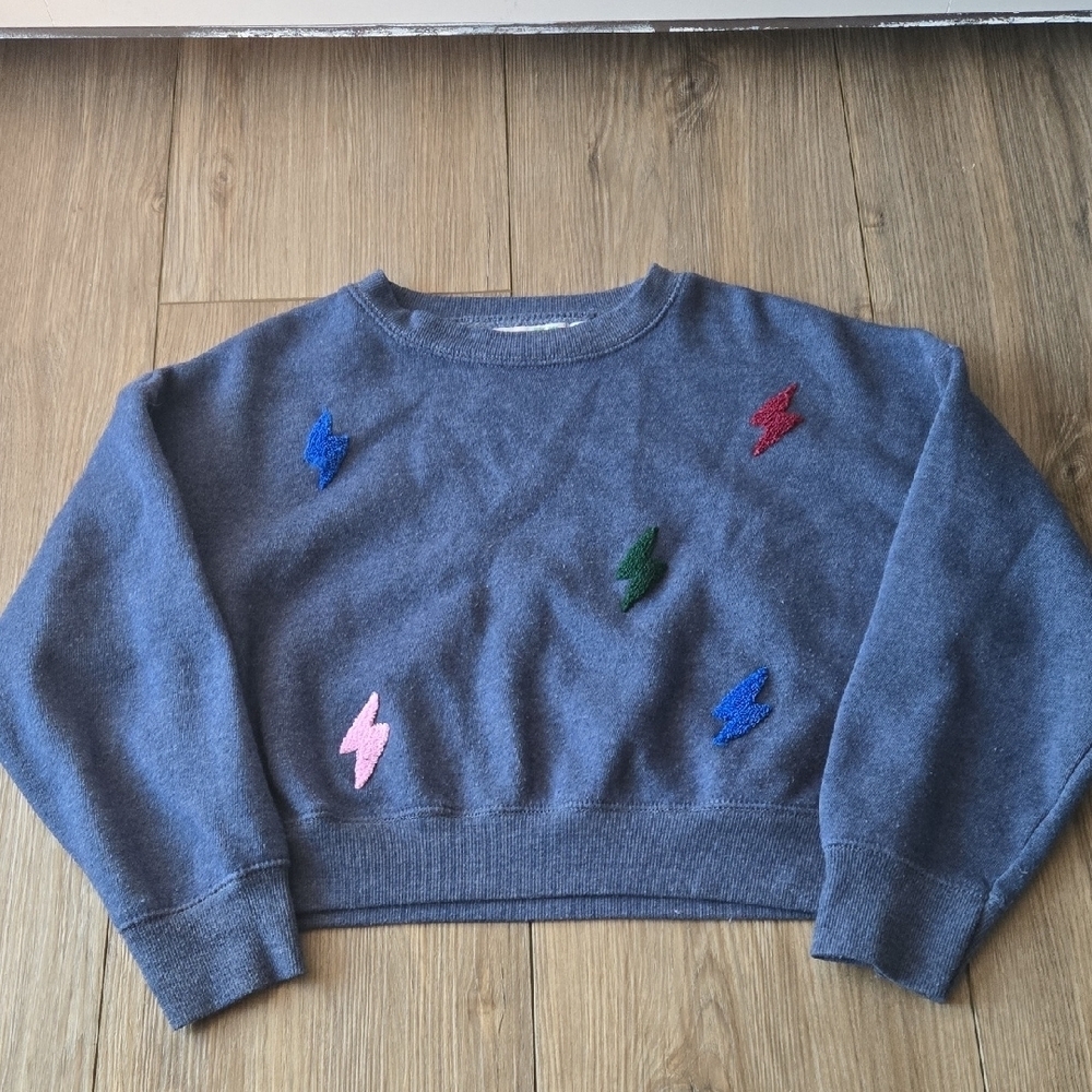 Vintage Havana Lightning Bolt Patch Sweater